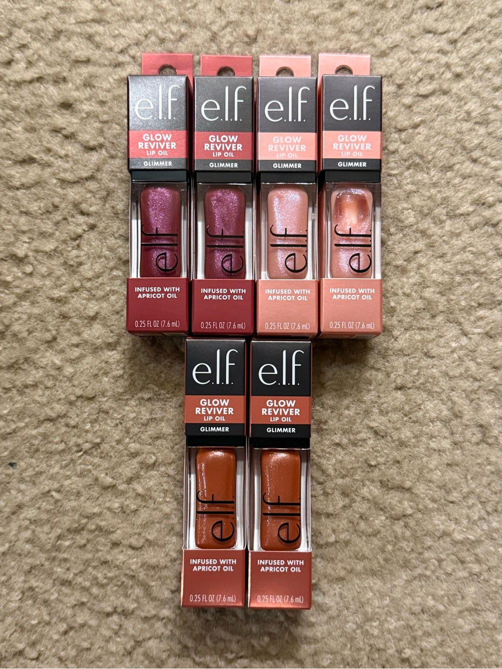 Elf Glow Reviver Lip Oil (Bundle of 6)